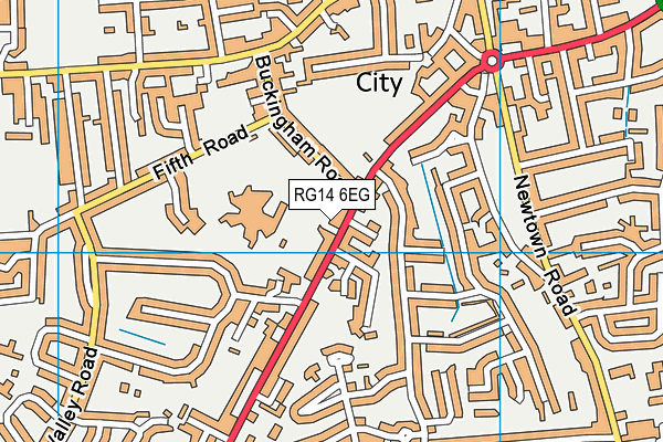 RG14 6EG map - OS VectorMap District (Ordnance Survey)