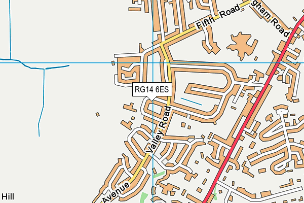 John Rankin Junior School map (RG14 6ES) - OS VectorMap District (Ordnance Survey)