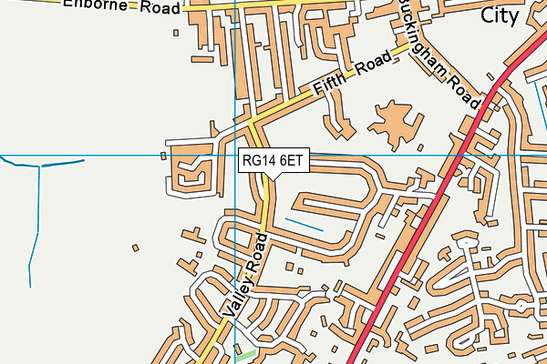 RG14 6ET map - OS VectorMap District (Ordnance Survey)