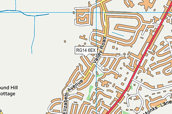 John Rankin Infant and Nursery School map (RG14 6EX) - OS VectorMap District (Ordnance Survey)