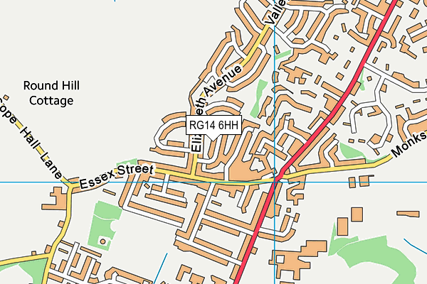 RG14 6HH map - OS VectorMap District (Ordnance Survey)