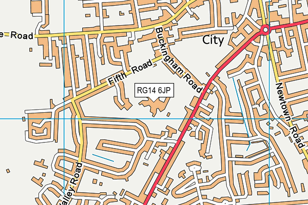 St Bartholomews School map (RG14 6JP) - OS VectorMap District (Ordnance Survey)