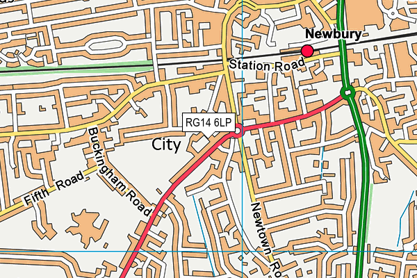 RG14 6LP map - OS VectorMap District (Ordnance Survey)