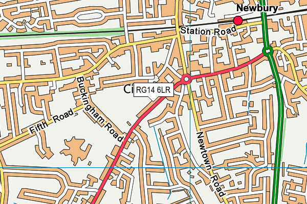 City Playground map (RG14 6LR) - OS VectorMap District (Ordnance Survey)