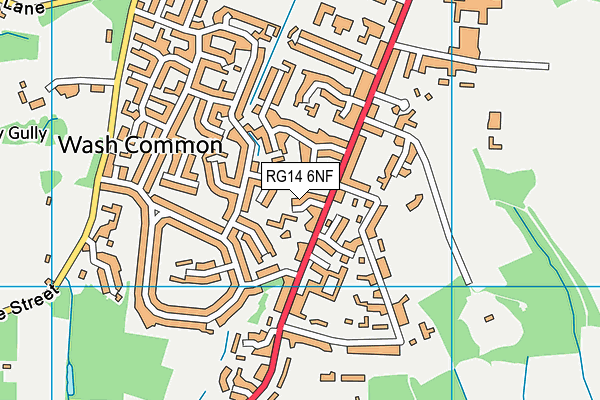 RG14 6NF map - OS VectorMap District (Ordnance Survey)