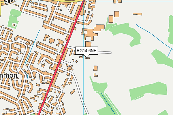 RG14 6NH map - OS VectorMap District (Ordnance Survey)