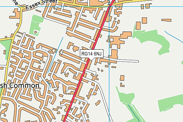 RG14 6NJ map - OS VectorMap District (Ordnance Survey)