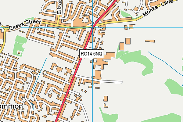 RG14 6NQ map - OS VectorMap District (Ordnance Survey)
