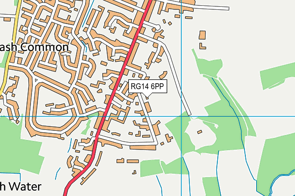 RG14 6PP map - OS VectorMap District (Ordnance Survey)