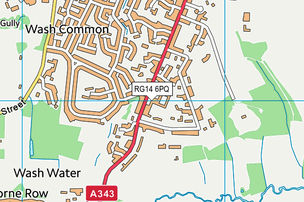 RG14 6PQ map - OS VectorMap District (Ordnance Survey)