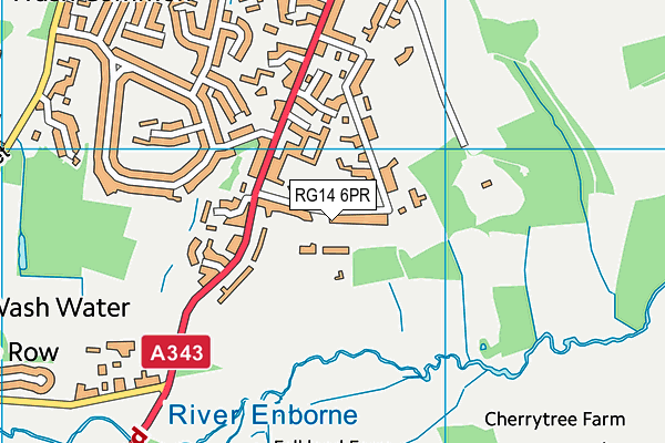 RG14 6PR map - OS VectorMap District (Ordnance Survey)