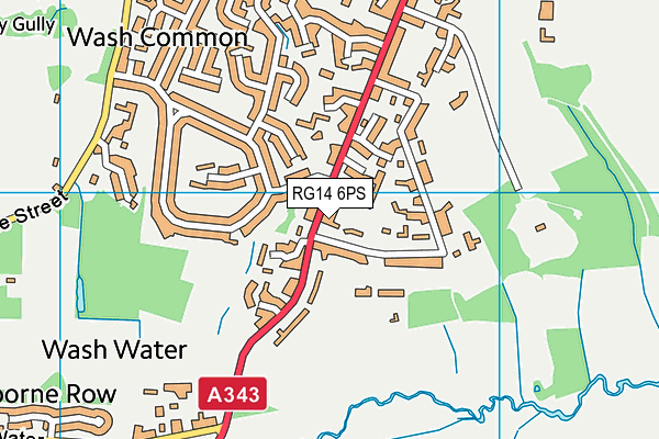 RG14 6PS map - OS VectorMap District (Ordnance Survey)