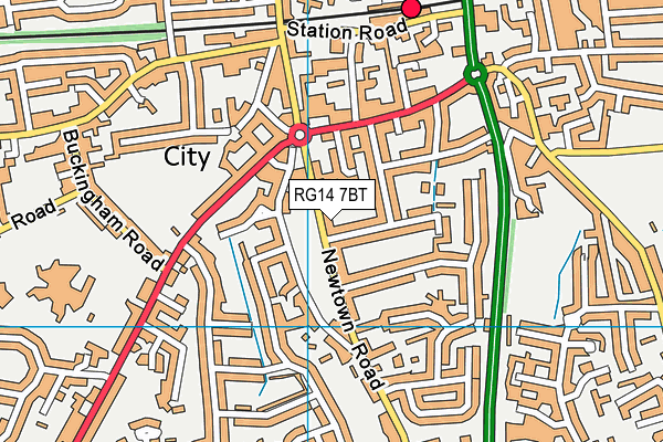 iCollege Alternative Provision map (RG14 7BT) - OS VectorMap District (Ordnance Survey)