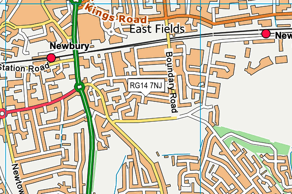 RG14 7NJ map - OS VectorMap District (Ordnance Survey)
