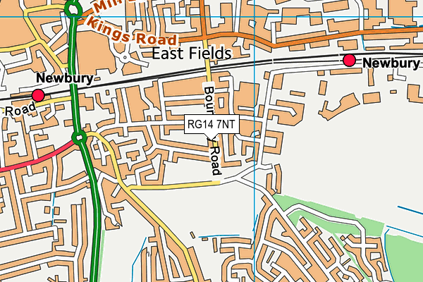 RG14 7NT map - OS VectorMap District (Ordnance Survey)