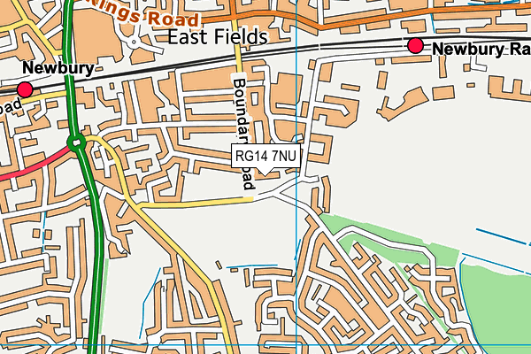 RG14 7NU map - OS VectorMap District (Ordnance Survey)
