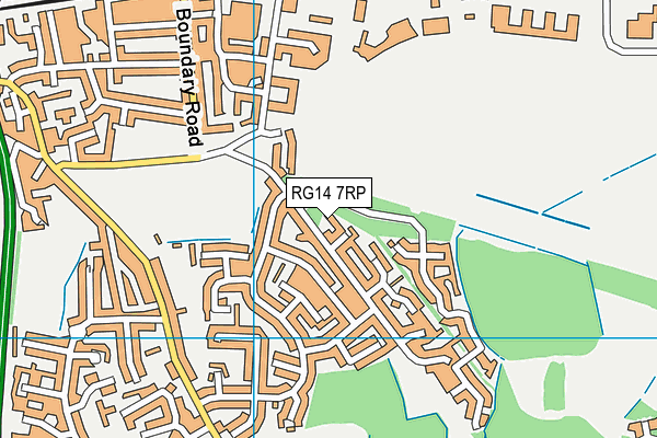 RG14 7RP map - OS VectorMap District (Ordnance Survey)