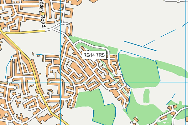 RG14 7RS map - OS VectorMap District (Ordnance Survey)
