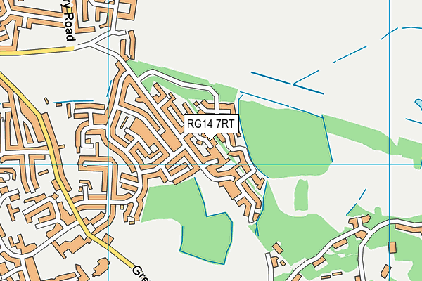 RG14 7RT map - OS VectorMap District (Ordnance Survey)