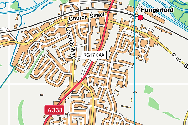 RG17 0AA map - OS VectorMap District (Ordnance Survey)