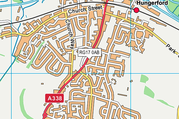 RG17 0AB map - OS VectorMap District (Ordnance Survey)