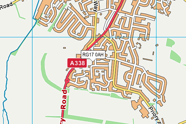 RG17 0AH map - OS VectorMap District (Ordnance Survey)