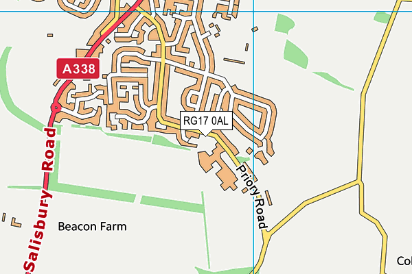 RG17 0AL map - OS VectorMap District (Ordnance Survey)