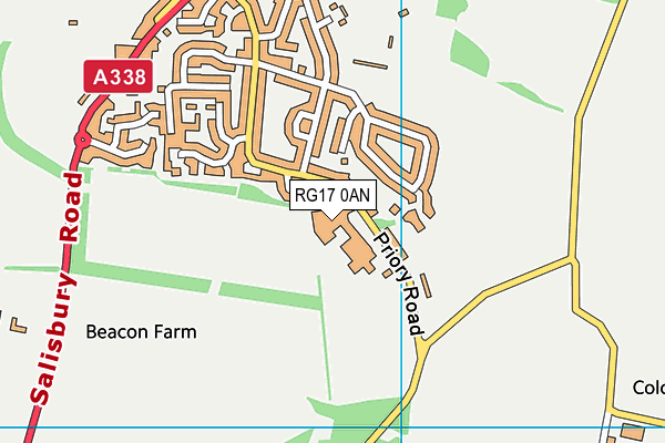 RG17 0AN map - OS VectorMap District (Ordnance Survey)