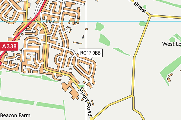 RG17 0BB map - OS VectorMap District (Ordnance Survey)