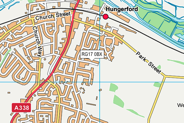 RG17 0BX map - OS VectorMap District (Ordnance Survey)