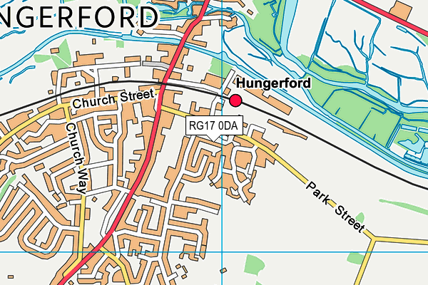 RG17 0DA map - OS VectorMap District (Ordnance Survey)