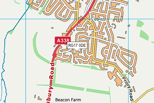 RG17 0DE map - OS VectorMap District (Ordnance Survey)