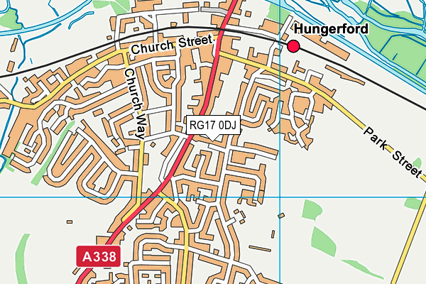 RG17 0DJ map - OS VectorMap District (Ordnance Survey)