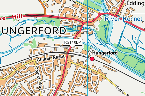 RG17 0DP map - OS VectorMap District (Ordnance Survey)