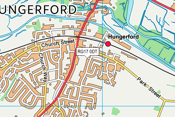 RG17 0DT map - OS VectorMap District (Ordnance Survey)