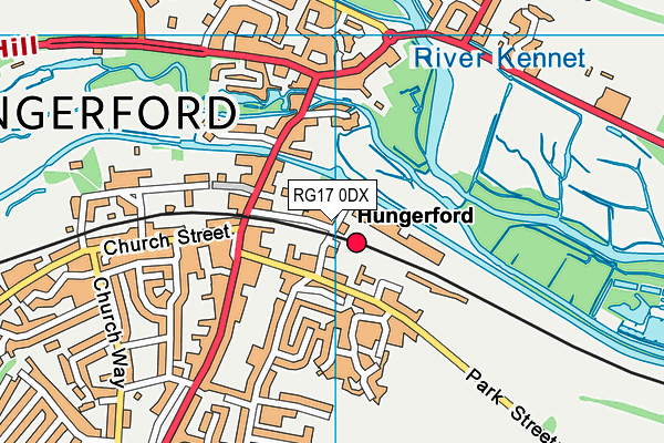 RG17 0DX map - OS VectorMap District (Ordnance Survey)