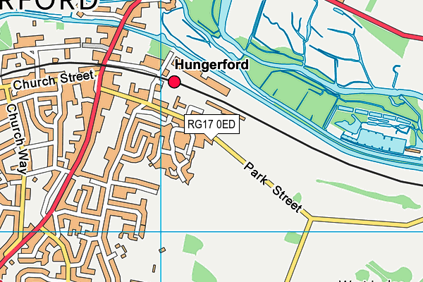 RG17 0ED map - OS VectorMap District (Ordnance Survey)