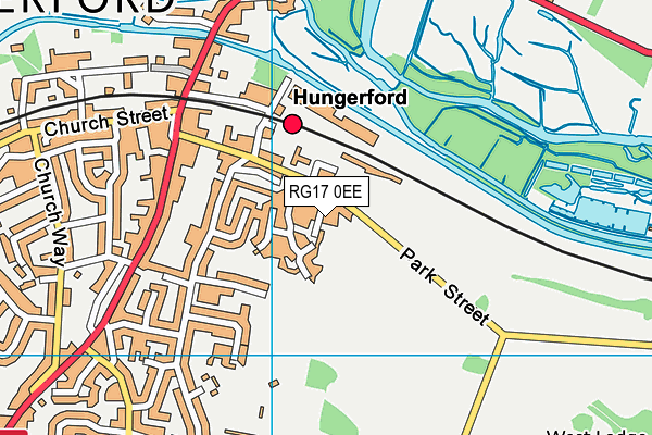 RG17 0EE map - OS VectorMap District (Ordnance Survey)