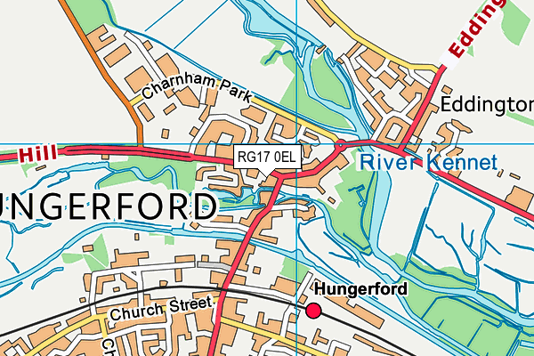 RG17 0EL map - OS VectorMap District (Ordnance Survey)