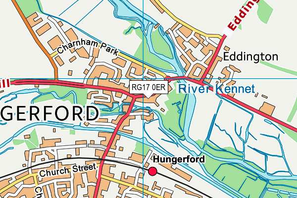 RG17 0ER map - OS VectorMap District (Ordnance Survey)