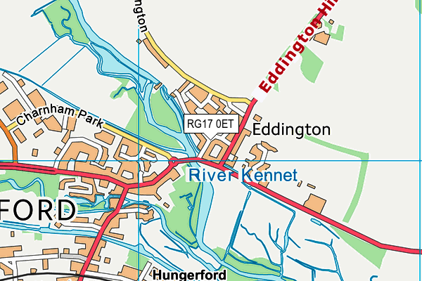 RG17 0ET map - OS VectorMap District (Ordnance Survey)