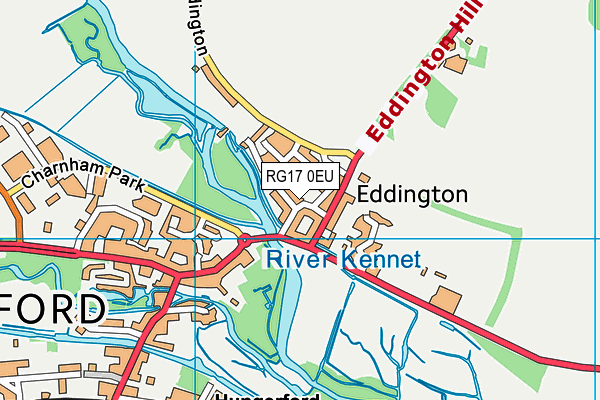 RG17 0EU map - OS VectorMap District (Ordnance Survey)