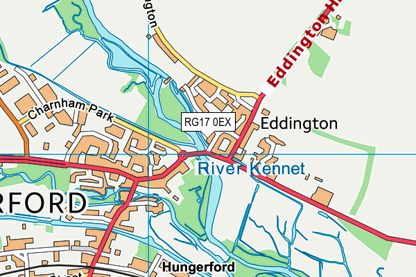 RG17 0EX map - OS VectorMap District (Ordnance Survey)