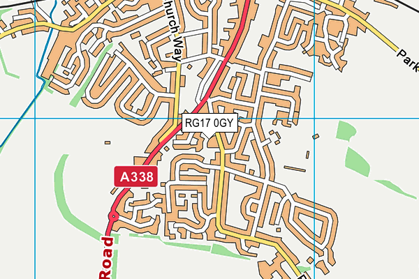 RG17 0GY map - OS VectorMap District (Ordnance Survey)