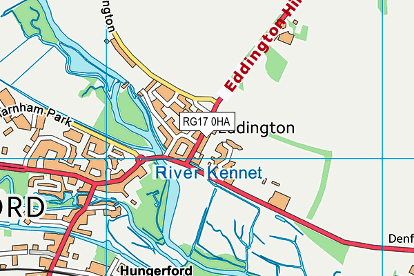 RG17 0HA map - OS VectorMap District (Ordnance Survey)