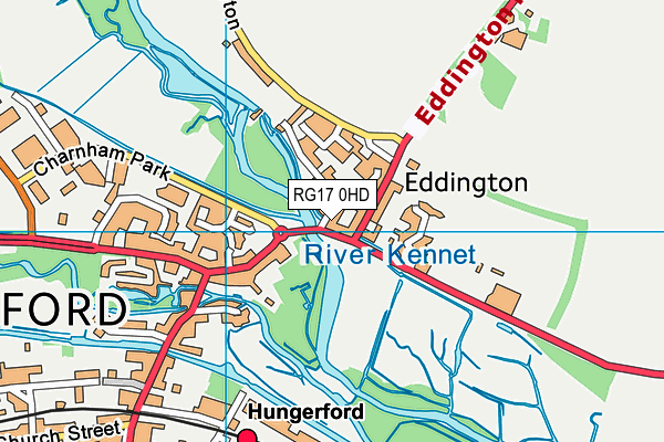 RG17 0HD map - OS VectorMap District (Ordnance Survey)