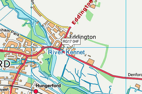 RG17 0HF map - OS VectorMap District (Ordnance Survey)