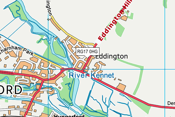 RG17 0HG map - OS VectorMap District (Ordnance Survey)