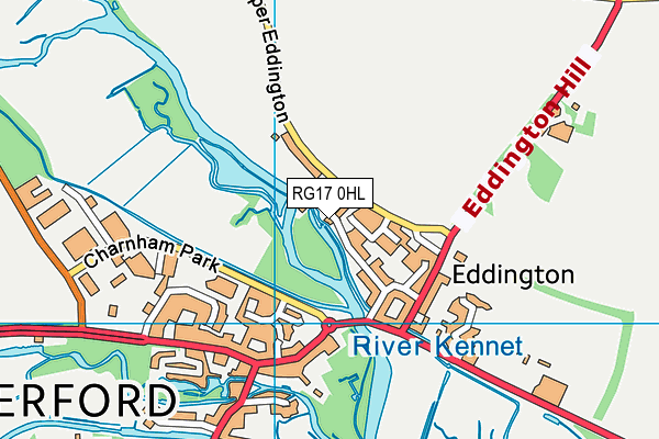 RG17 0HL map - OS VectorMap District (Ordnance Survey)