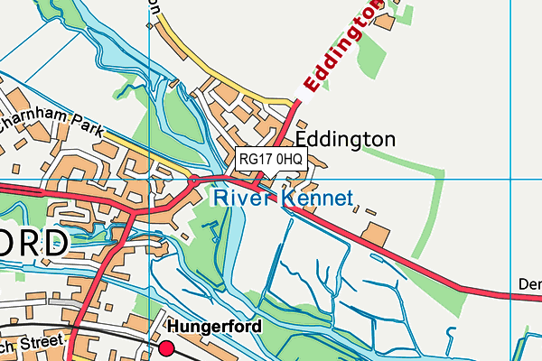 RG17 0HQ map - OS VectorMap District (Ordnance Survey)